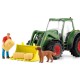 SLH42608 Schleich Farm World - Traktor z przyczepą, zabawka dla dzieci