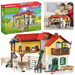 SLH42407 Schleich Farm World Duża farma, gospodarstwo ze zwierzętami