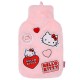 Hello Kitty Jasnoróżowy termofor z miękką poszewką, futrzany, duży, naturalny kaucuk 1,75 l