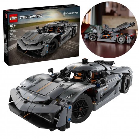 LEGO Technic Szary hipersamochód Koenigsegg Jesko Absolut 42173