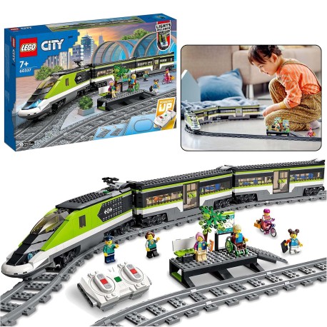 Lego CITY Expresní osobní vlak, dálkově ovládaná vlaková souprava pro děti 60337