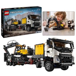 Lego Technic Nákladní auto Volvo FMX a bagr EC230 Electric 42175