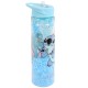 Disney Stitch Transparentna  butelka/bidon ze słomką/bidon 550ml