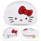 Hello Kitty White travel cosmetic bag, plush, roomy 22x15x7cm