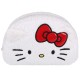 Hello Kitty White travel cosmetic bag, plush, roomy 22x15x7cm