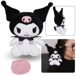 Hello Kitty Kuromi Magnetický maskot na rameno, plyš, plyšová, měkká hračka 16 cm