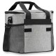 Zagatto Bolsa térmica gris - 15L, fiambrera con bandolera, impermeable