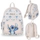 DISNEY Stitch Damski plecak, plecak miejski, beżowy 32x10x25 cm