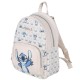 DISNEY Stitch Damski plecak, plecak miejski, beżowy 32x10x25 cm