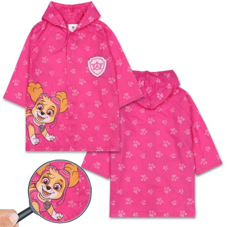 Paw Patrol Skye Impermeabile con cappuccio da bambina, mantello per una ragazza