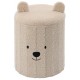 Pouf pieghevole con contenitore, in peluche, per ragazzi, orsetto 28x28x34 cm