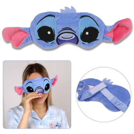 Stitch Disney Kék szemkötő, alvó szemkötő