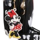 Minnie Mouse Disney Bustina nera, piccola borsetta con tracolla regolabile, mini borsetta 18x6x12 cm