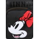 Minnie Mouse Disney Bustina nera, piccola borsetta con tracolla regolabile, mini borsetta 18x6x12 cm