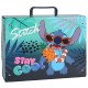 DISNEY Stitch teczka z rączką, dla dzieci, sztywna A4 9 cm