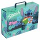 DISNEY Stitch teczka z rączką, dla dzieci, sztywna A4 9 cm