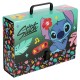 DISNEY Stitch teczka z rączką, teczka dla dzieci, sztywna A4 9 cm