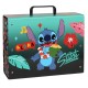 DISNEY Stitch teczka z rączką, teczka dla dzieci, sztywna A4 9 cm