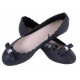 Primark Women Snakeskin Black Flat Ballet Shoes