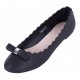 Primark Women Snakeskin Black Flat Ballet Shoes