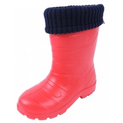 ASPEN LEMIGO Red Navy Blue Wellies