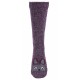 Women Warm Purple Grey Ankle Long Socks