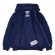 Warm Navy Blue Jacket With A Hood