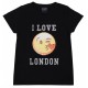 Czarna bluzeczk I Love London PRIMARK