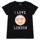 Czarna bluzeczk I Love London PRIMARK