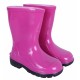 Lemigo Oli Girl Child High Quality Durable PVC Certified Fuchsia Wellies Wellingtons