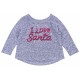 Szara bluzka I Love Santa PRIMARK