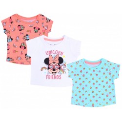 3x Kolorowe bluzki Minnie DISNEY