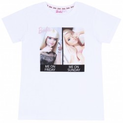 Weißes T-Shirt Barbie