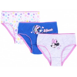 3x Szaro-niebieskie majtki Minnie Mouse DISNEY