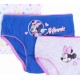 3x Szaro-niebieskie majtki Minnie Mouse DISNEY