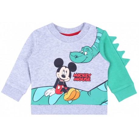 Szaro-zielona bluza Myszka Mickey DISNEY