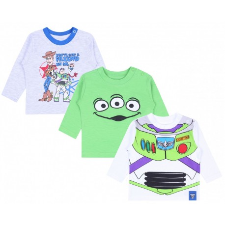 3x Kolorowa koszulka, t-shirt Toy story DISNEY