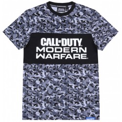 Szaro-czarna koszulka, t-shirt CALL OF DUTY