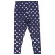 Granatowo-srebrne legginsy, getry Minnie DISNEY