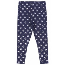 Granatowo-srebrne legginsy, getry Minnie DISNEY