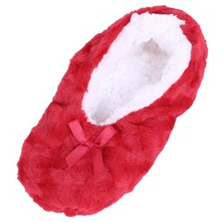 Red, warm slippers