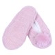 Warm Pink Fluffy Pom Pom Slippers Sliders