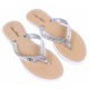 Silver Flip-Flops