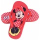 Czerwone japonki w kropki Minnie Disney