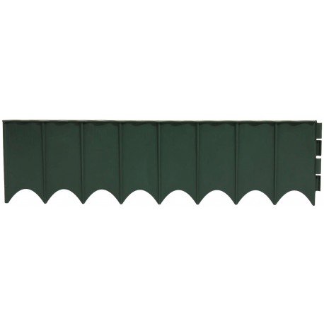 Zielone obrzeże ogrodowe 0,59 m GARDEN FENCE 10 szt