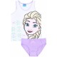 Weiß-lila Unterwäsche-Set Top+Slip Elsa Die Eiskönigin FROZEN