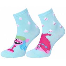 Pfefferminzfarbige Mädchen-Socken TROLLS