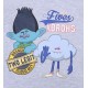 Graue Jungen-Bluse mit langen Ärmeln TROLLS