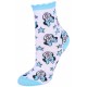 Weiß-blaue Socken mit Sternen gemustert Minnie Mouse DISNEY