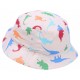 Childrens&#039; Beige Hat- Dinosaurs